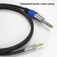 thumbnail image 6 of Professional 3.5mm to 6.35mm Cable for Microphones and Phones Male to Male Connectors Wire Cord Multiple Length, 6 of 10