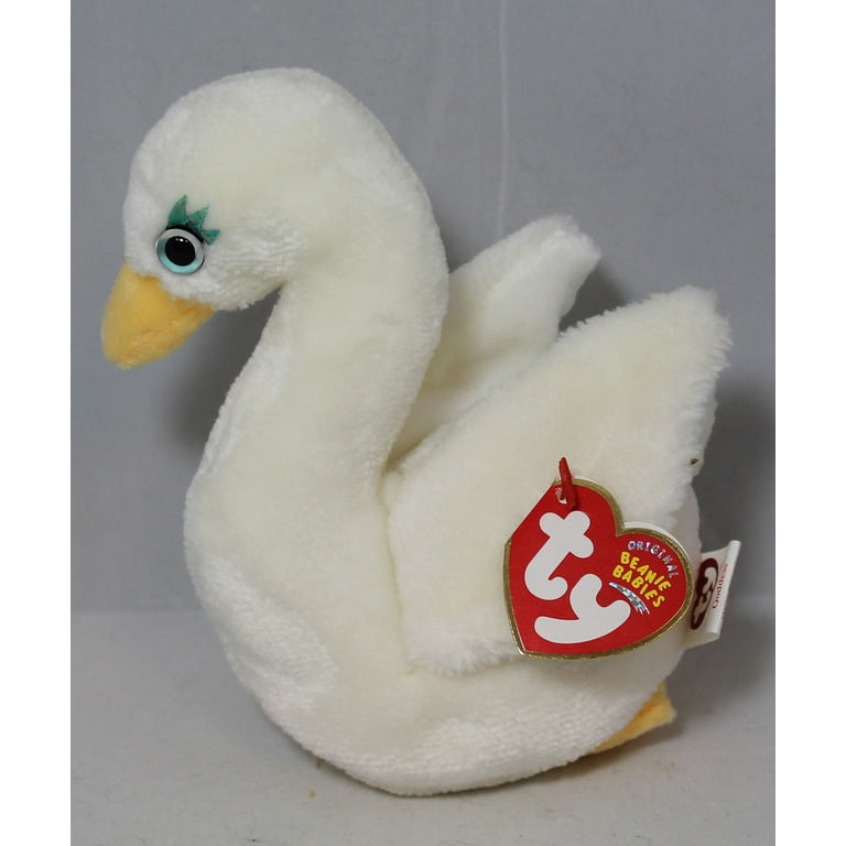 Ty Beanie Baby: Goddess the Swan, Bird Plush Toy, Great Gift for - Main Image