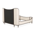 thumbnail image 6 of Michael Amini Camellia Field Queen Upholstered Chenille Bed in Linen/Warm Pecan, 6 of 11