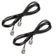 thumbnail image 1 of BNC Macho a Macho Coaxial Puente Cable 50 Ohm 25Pies RG174 2Uds, 1 of 5