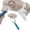 Single Loop, variant on Dual Sided Shedding Blade, Stainless Steel Pet Grooming Tool with ABS Grip, Removes Loose Hair & Undercoat for Heavy Shedding