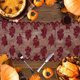 thumbnail image 1 of Decoraciones de Halloween, adornos de Halloween, regalos de Halloween, camino de mesa de arce rojo con hojas rojas, camino de mesa decorativo para Acción de Gracias, mantel de poliéster lavable., 1 of 6