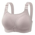 thumbnail image 3 of ALLLIST Women's Bras Plain Gray No Underwire Bralette Push up T Shirt Womens Lingerie Size 36-46, 3 of 4