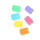 thumbnail image 2 of 20pcs Needle Threader Plastic Material Thread Cutter Function Quadrate Handle Long Slender Random Color Sewing Threaders, 2 of 3