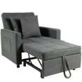 thumbnail image 3 of BETISEF Sofa Bed 3 in 1 Convertible Sofa  Chair Bed Lounger Sleeper Chair Single Recliner for Small Space Adjustable Backrest, 3 of 9