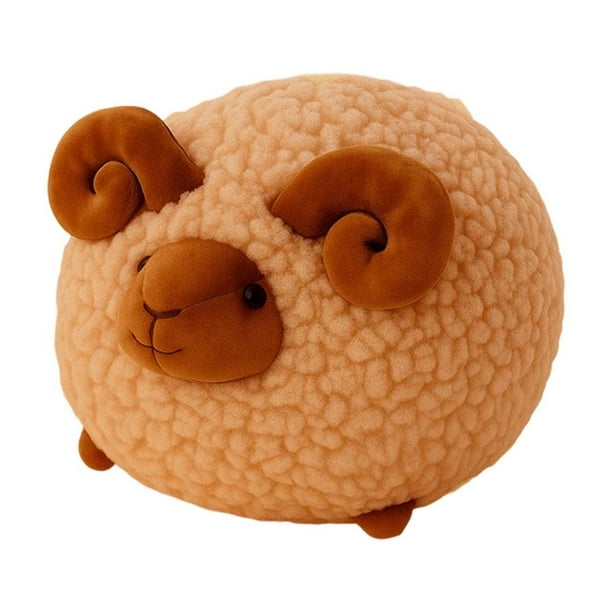Adorable peluche de cordero, suave y mullido, perfecto para niños y niñas, ideal para fiestas de cumpleaños.