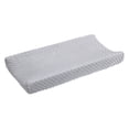 thumbnail image 6 of Carter's Polyester Plush Velboa Bubble Dot Changing Pad Cover, Ecru, 6 of 11