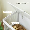 thumbnail image 6 of PawHut Hamster Cage with Openable Top, Hut, Seesaw, Ladder, Transparent Acrylic Panel Small Animal Habitat for Dwarf Hamster Gerbil, White, 6 of 8
