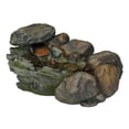 thumbnail image 2 of Pure Garden Outdoor Polyresin Stone Water Fountain – Lawn and Garden Décor, 2 of 2