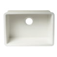 thumbnail image 4 of Pemberly Row Contemporary 23" White Fireclay Undermount Kitchen Sink, 4 of 9