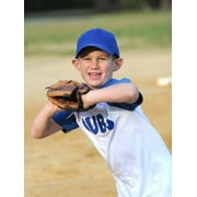 Top Headwear Blank Kids Youth Baseball Adjustable Hook and Loop Closure Hat White