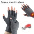 thumbnail image 1 of 2 uds guantes para aliviar el dolor en las articulaciones guantes Ndcxsfigh de compresión de muñeca de medio dedo (M), 1 of 9