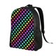 thumbnail image 2 of Balery Rainbow Hearts Mochila - Mochila Estilosa y Duradera para Laptop de 15 Pulgadas con Tela Oxford Impermeable, 2 of 8