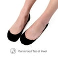 thumbnail image 2 of Ultra Low Cut Liner Socks Women No Show Non Slip Hidden Invisible for Flats Boat Summer, 2 of 7