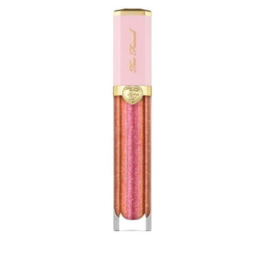 Too Faced RICH & DAZZLING Hi Shine Sparkling Lip Gloss, Pants Off Dance Off  .25oz