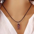 thumbnail image 5 of AYYUFE Reiki Chakra Healing Quartz Hexagonal Pointed Pendant Necklace, 5 of 7