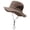 Coffee, variant on Shenmeida Sun Hat for Teens UV Wide Brim Cotton Hat for Hiking Fishing Safari