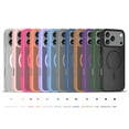 thumbnail image 7 of XNB For iPhone 17 Pro Max Slim Matte Magnetic Case,Compatible with MagSafe,Fall Protection Transparent Phone Case, 7 of 7