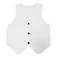 thumbnail image 5 of DuoJiaJ Womens V Neck Sweater Vest, Sleeveless Button Down Loose Tops White L, 5 of 5