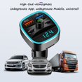 thumbnail image 3 of Transmisor FM Bluetooth Adaptador para Coche Transmisor Bluetooth para Radio de Coche, Kit Manos Libres, 2 Puertos USB, Admite Memorias USB con Tarjeta SD, 3 of 5