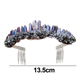 thumbnail image 2 of Corona de diosa lunar, tiara de cuarzo de cristal crudo, corona de sirena, tocado de hada para boda, diadema para festival, 2 of 5