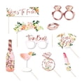 thumbnail image 1 of Naiovety Suministros encantadores para fiesta de boda, accesorios divertidos para decoraciones de fiesta de novia, accesorios para fotos Kits de decoración para fiestas Oro rosa, 10 Uds. 9 pulgadas, 1 of 2