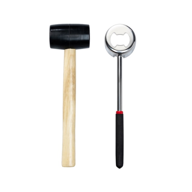 Coconut Opener Tool Coconut Breaker Kitchen Supply Coconut Opener Tool Set Stainless Steel Coconut Breaker With Rubber Hammer For Young CoconutOpener Hammer