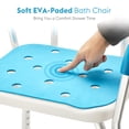 thumbnail image 7 of Healthline Shower Chair with Arms and Back, Shower Seat Bench Chair for Handicap, Disabled, Seniors, 7 of 7