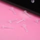 thumbnail image 2 of 40 Uds. Piercing de nariz de plástico transparente para mujer TFixol  tachuelas de nariz, 2 of 7