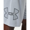 thumbnail image 3 of Shorts Under Armour para Hombre Tech Graphic Acero/Negro 4X-Largo, 3 of 5