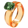 thumbnail image 2 of Anillo de diamantes de color gelatina, dulce y colorido, femenino y lindo, anillo de resina, anillo de diamantes, 2 of 3