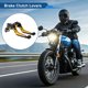 thumbnail image 2 of Palancas de freno y embrague cortas y largas para Kawasaki ER-5 2004-2005, palanca de freno ajustable de motocicleta, aleación de aluminio, cabeza negra, mango dorado, 2 of 6