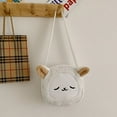 thumbnail image 1 of PENGXIANG Sac à Bandoulière en Peluche pour Fille avec Sangle Réglable pour Randonnée Voyage, 1 of 5