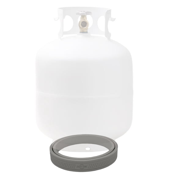 Flame King TankTire Propane Tank Ring Base – Protective Rubber Holder for 20-40LB Propane Cylinders – Prevents Rust Stains & Surface Damage