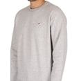 thumbnail image 4 of Tommy Jeans Regular Fleece Sweatshirt, Grey, 4 of 5