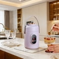 thumbnail image 2 of Multifunctional Portable Slow Cooker with Ceramic Glaze Inner and Steamer for Cooking Soup Rice Porridge, 2 of 5
