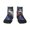 2 Black-2, variant on Colorful Haired White Horse Pattern Quarter Crew Socks,Toe Seamed Ankle Socks,Cotton Cushioned Breathable Athletic Crew Sports Socks