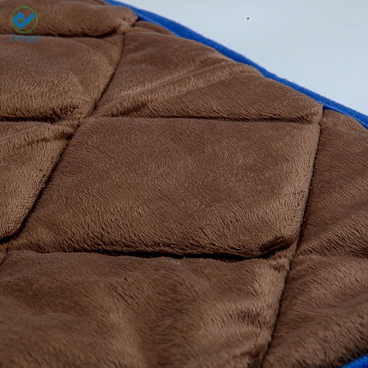 Deago Self-Heating Pet Bed, Thermal Mat, Brown Small photo 6