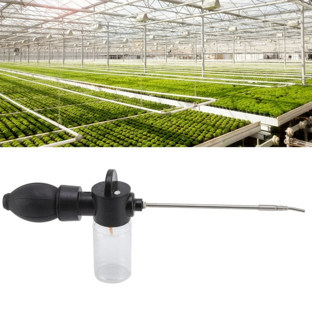 Duster de Bombilla de Control de Plagas, Rociador de Control de Plagas de Material de Silicona Duradero Operación Fácil para la Agricultura