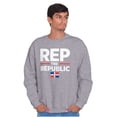 thumbnail image 5 of Dominicana Rep the Republic Cool Flag Sweatshirt for Men or Women Brisco Brands S, 5 of 5