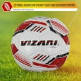 thumbnail image 2 of Vizari Livorno Soccer Ball | Sizes 3, 4, 5 | Durable TPU for Training & Matches | Ideal for Kids, Youth & Adults - WHITE, 5, 2 of 7