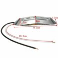 thumbnail image 3 of 10x ámbar 4 LED luz indicadora lateral para coche camión remolque camioneta 12V 24V JAMW Sencillez, 3 of 5