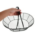 thumbnail image 5 of OUNONA Iron Mesh Storage Basket for Fruit and Snacks with Portable Handles in Black, 5 of 7