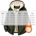 thumbnail image 4 of KICILVS Womens Fleece Lined Windbreaker Jackets Water-Resistant Hooded Zip Up Coat with Pockets Warm Winter Outerwear, 4 of 6