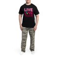 thumbnail image 5 of CafePress - Live Love Teach Autism Men's Dark Pajamas - Men's Dark Loose Fit Cotton Pajama Set, 5 of 7