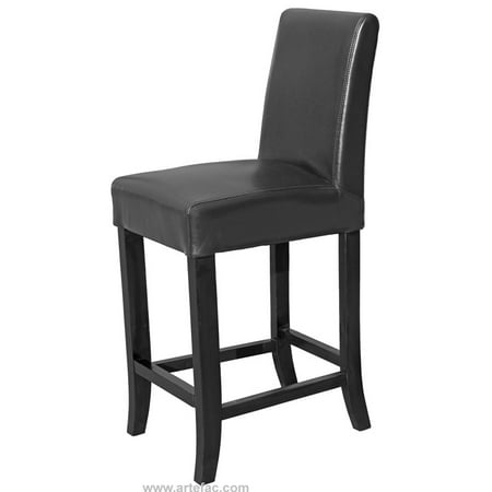 Artefac Leather Counter Stool Black Walmart Canada