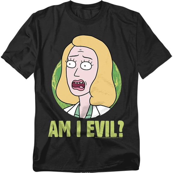 Rick And Morty T-Shirt Beth Am I Evil? Unisex Graphic Tee for Men & Women
