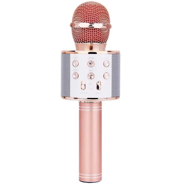 Micrófono Gadgets and Fun Karaoke Bluetooth Oro rosa