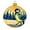 Titmouse, variant on STP Goods Titmouse Christmas Ball Ornament in Gift Box 3.9" (10 cm) Hand-Painted Christmas Tree Ornament Collectible Christmas Tree Hanging Decoration, Yellow