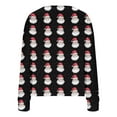 thumbnail image 3 of Christmas Cardigan for Women Long Sleeve Open Front Santa Hat Print Casual Holiday Sweater Xmas Jacket Winter Tops, 3 of 4